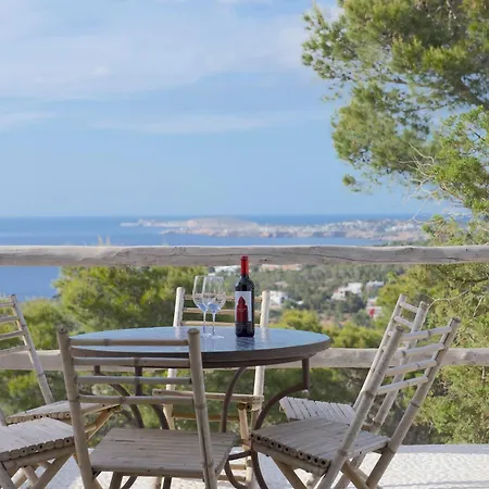 Sib19 - Cosy Design Ibiza With Pool And Sunning Sea View Villa San José
