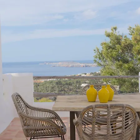 Sib19 - Cosy Design Ibiza With Pool And Sunning Sea View *